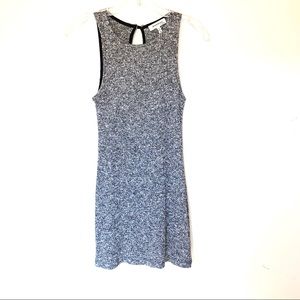 Monteau Heathered Gray Bodycon Dress Medium